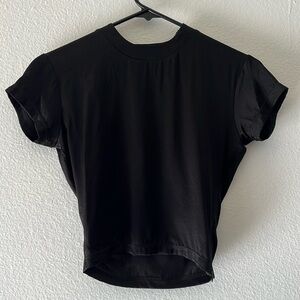 AYAI Black Silk Top
